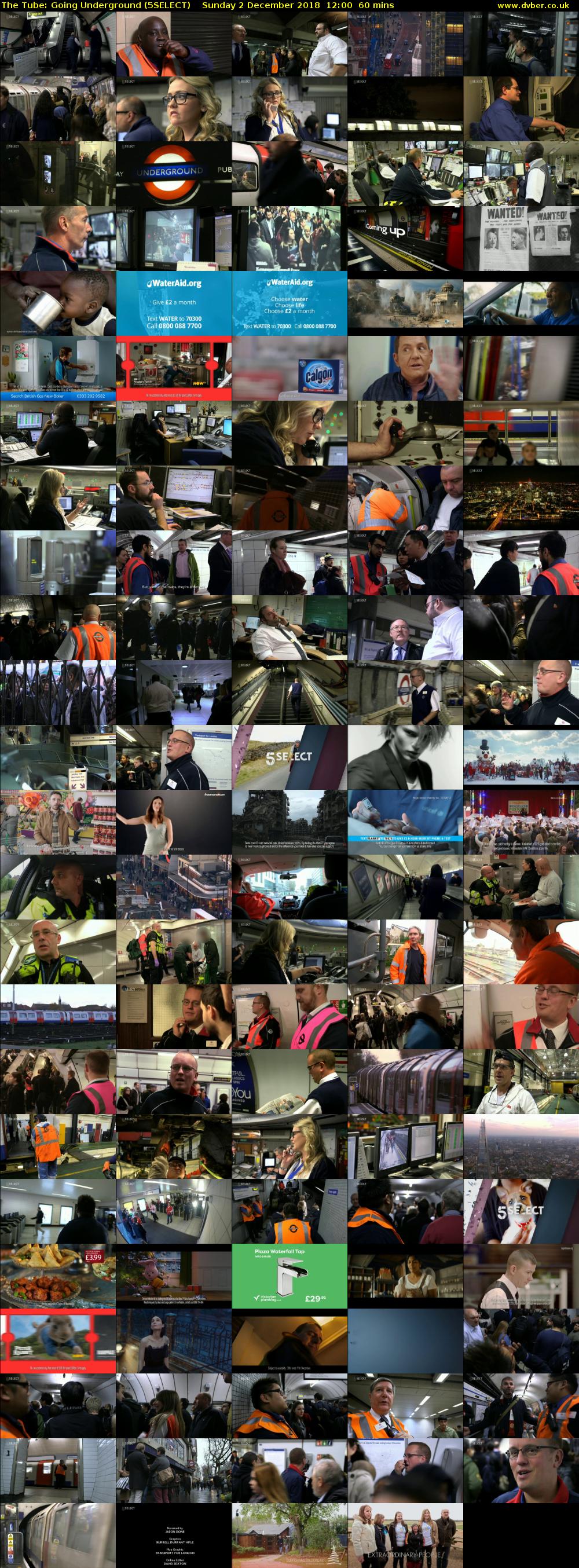 The Tube: Going Underground (5SELECT) Sunday 2 December 2018 12:00 - 13:00