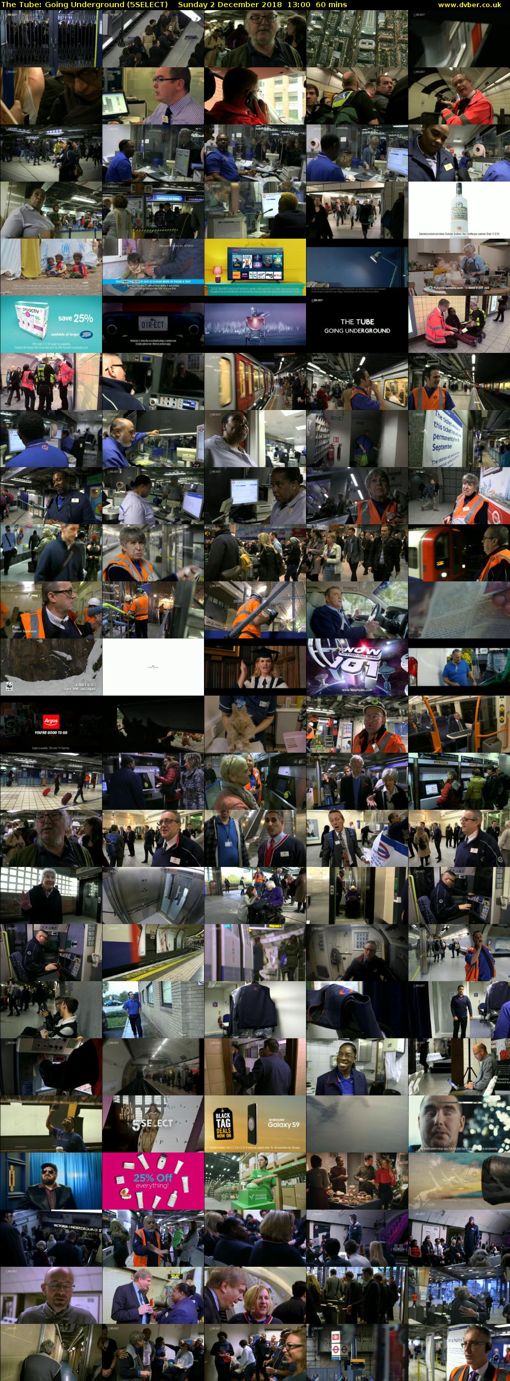 The Tube: Going Underground (5SELECT) Sunday 2 December 2018 13:00 - 14:00