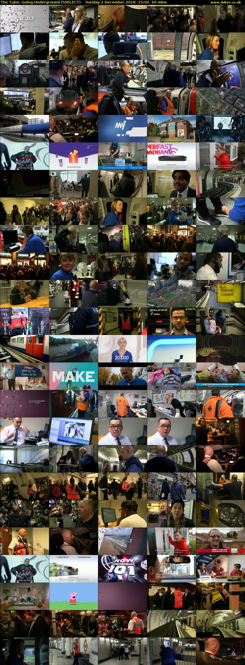 The Tube: Going Underground (5SELECT) Sunday 2 December 2018 15:00 - 16:00