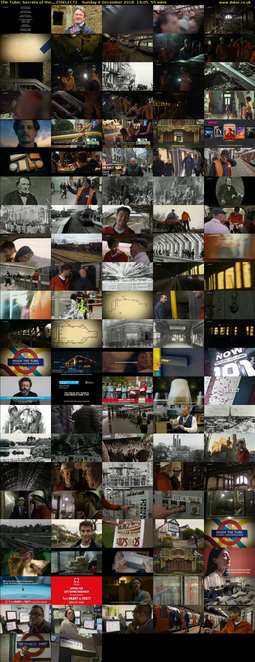 The Tube: Secrets of the... (5SELECT) Sunday 9 December 2018 14:05 - 15:00