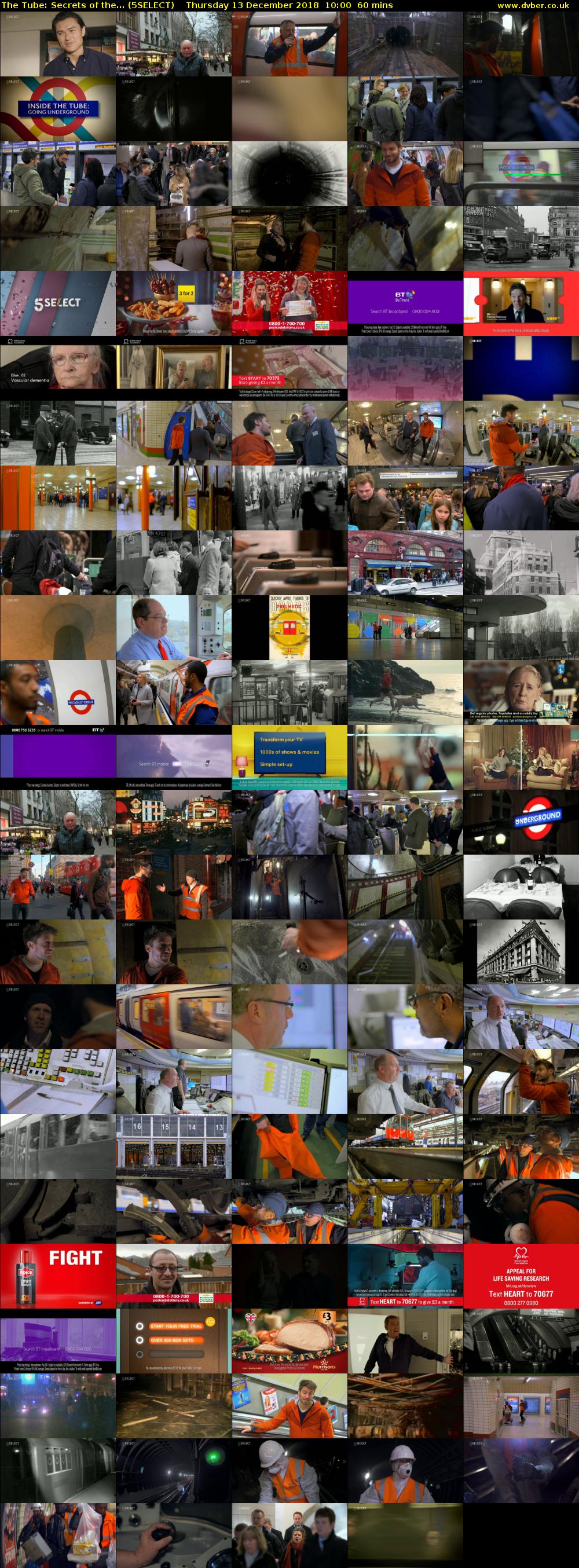 The Tube: Secrets of the... (5SELECT) Thursday 13 December 2018 10:00 - 11:00