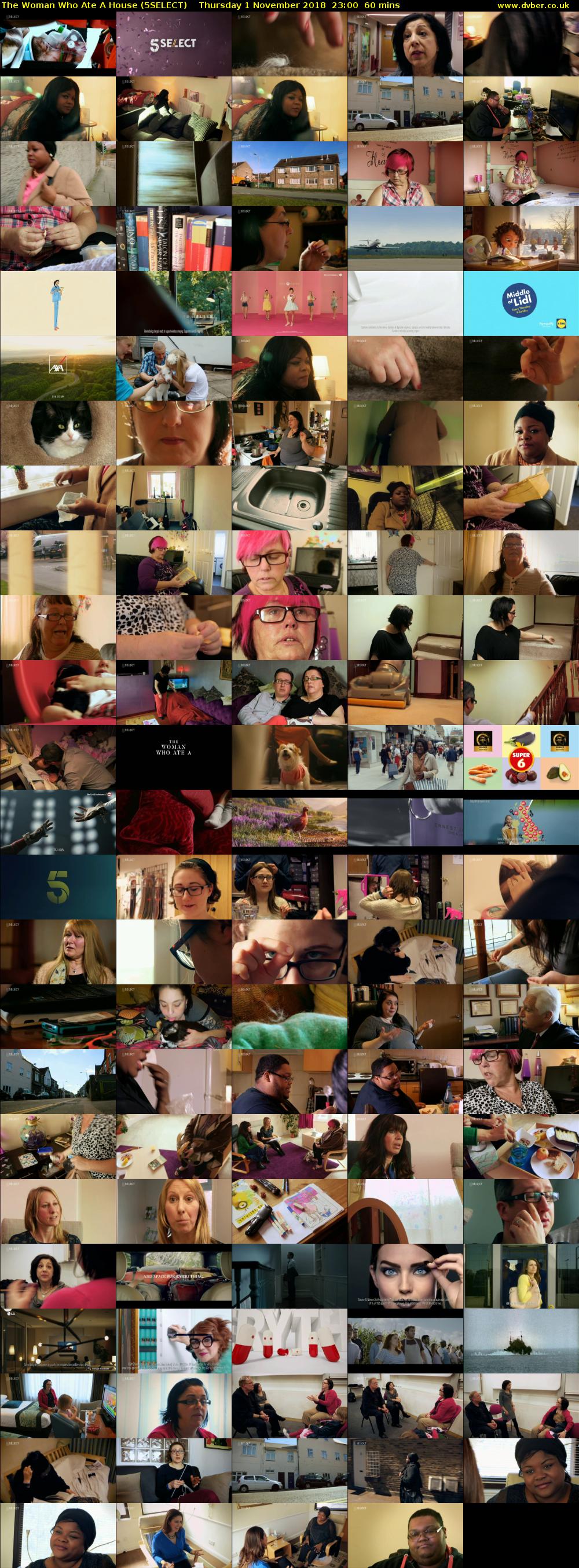 The Woman Who Ate A House (5SELECT) Thursday 1 November 2018 23:00 - 00:00