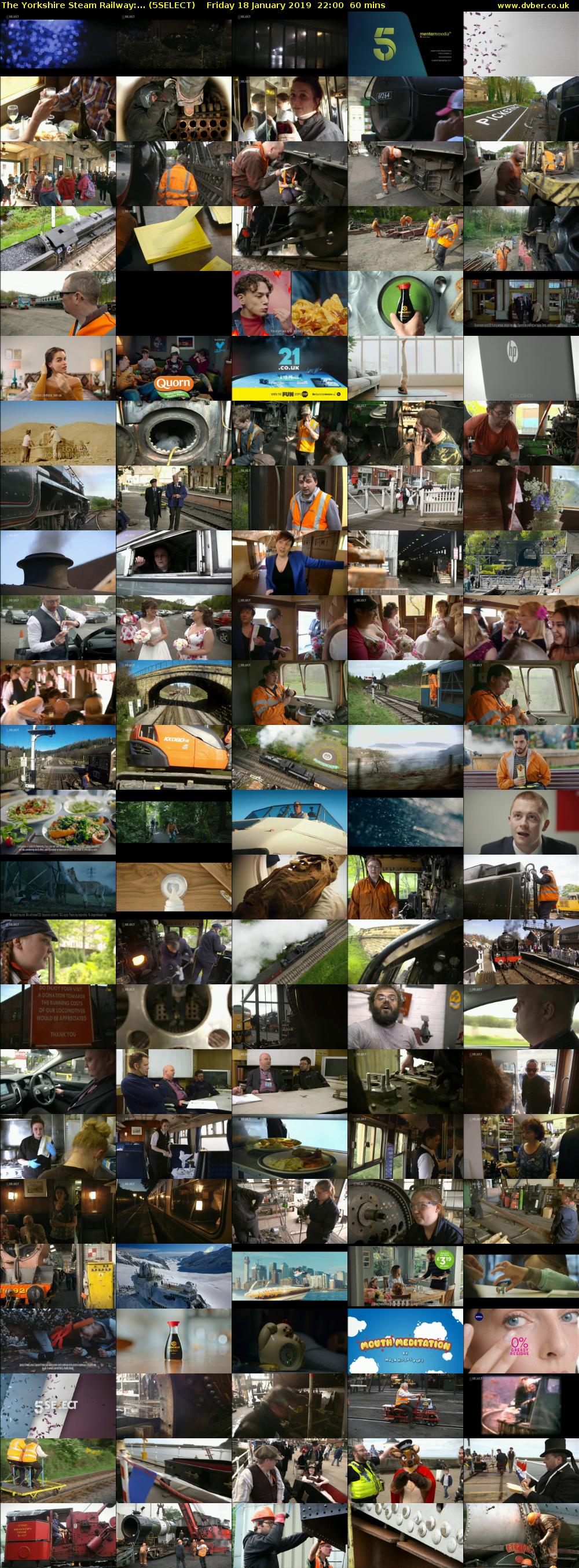 The Yorkshire Steam Railway:... (5SELECT) Friday 18 January 2019 22:00 - 23:00