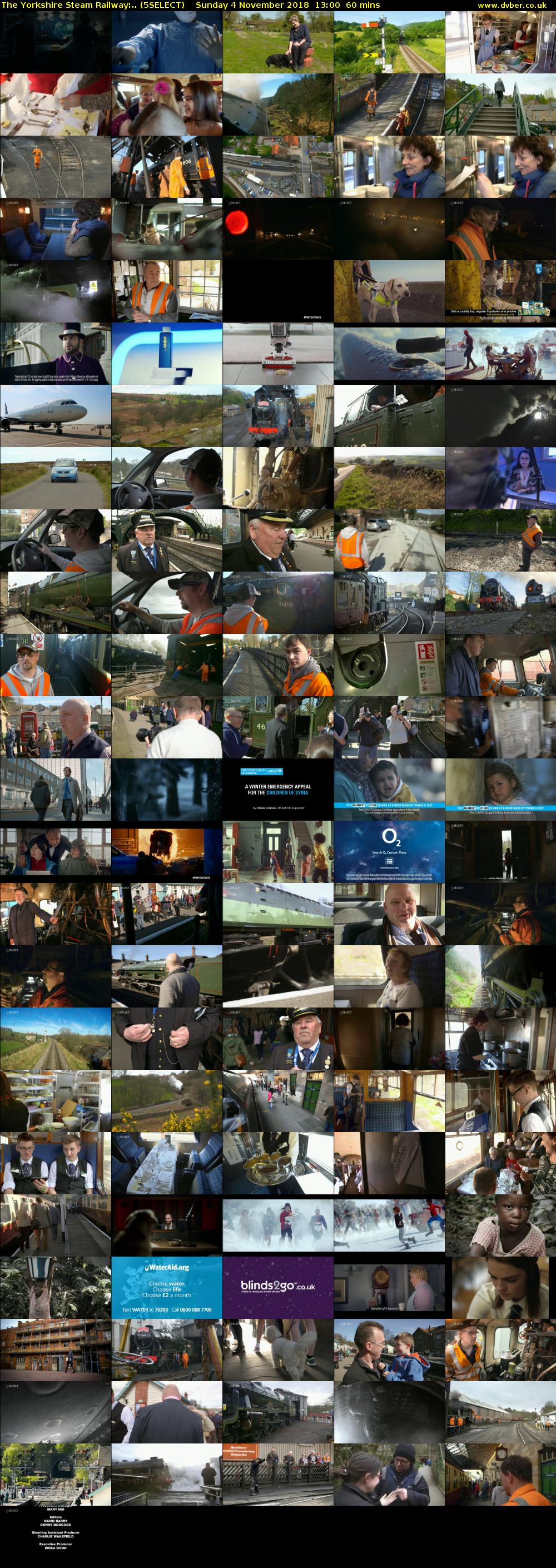The Yorkshire Steam Railway:.. (5SELECT) Sunday 4 November 2018 13:00 - 14:00