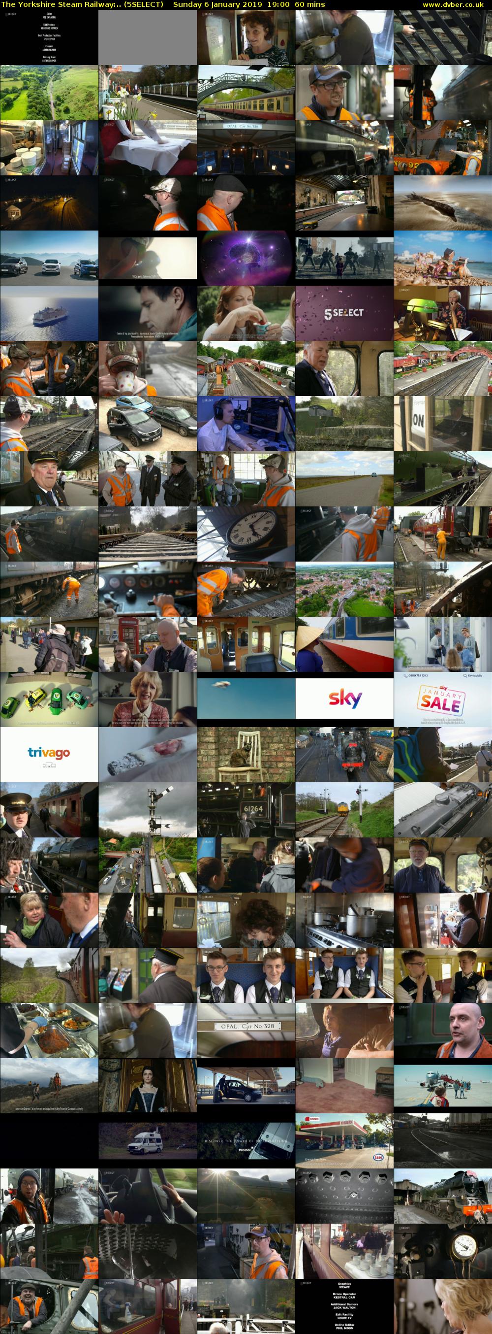 The Yorkshire Steam Railway:.. (5SELECT) Sunday 6 January 2019 19:00 - 20:00