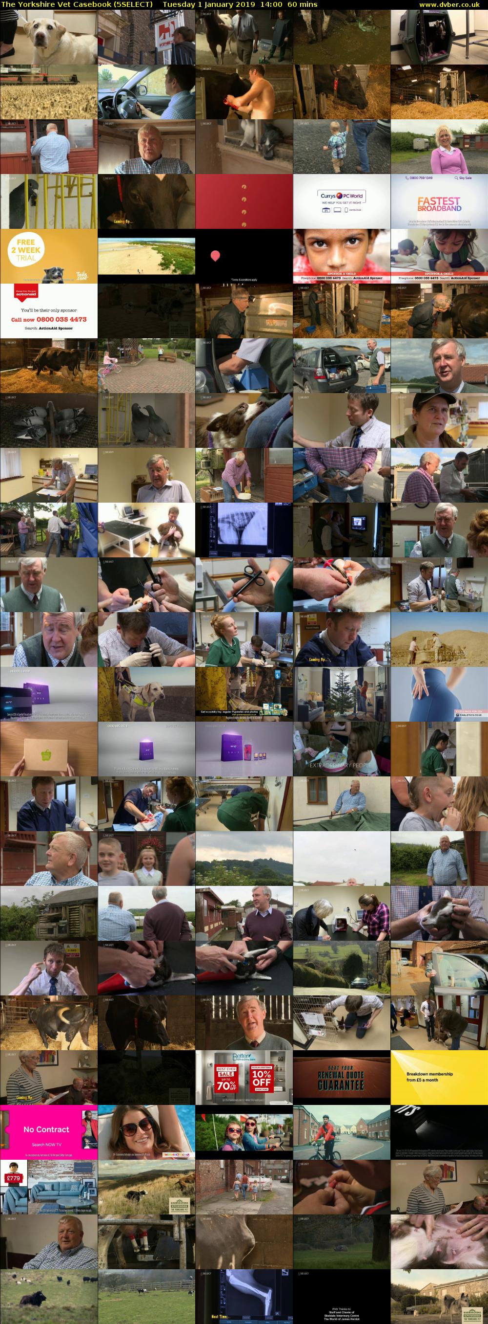 The Yorkshire Vet Casebook (5SELECT) Tuesday 1 January 2019 14:00 - 15:00