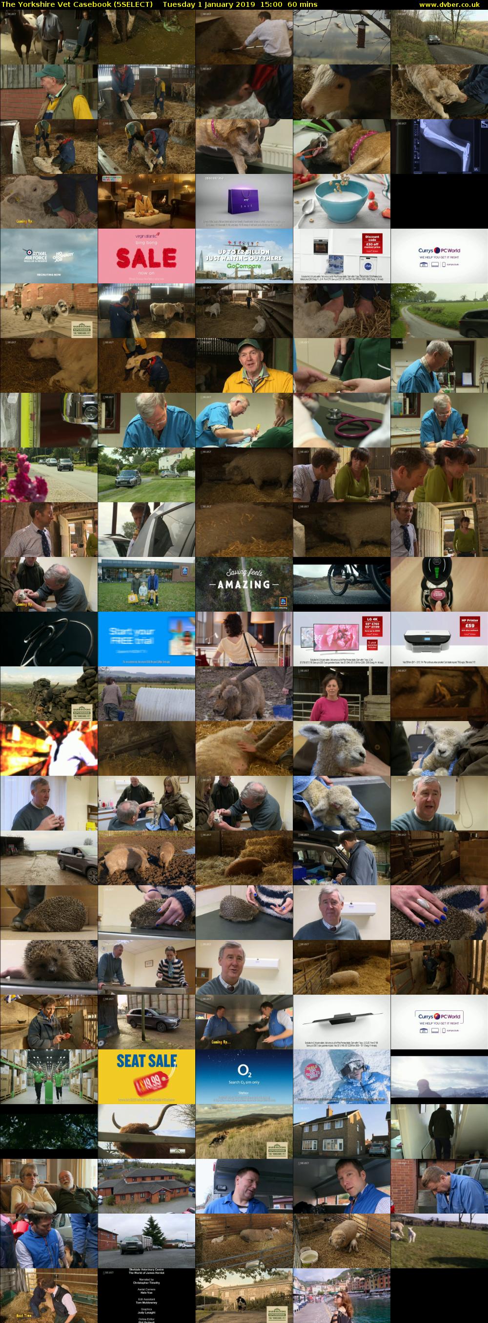 The Yorkshire Vet Casebook (5SELECT) Tuesday 1 January 2019 15:00 - 16:00