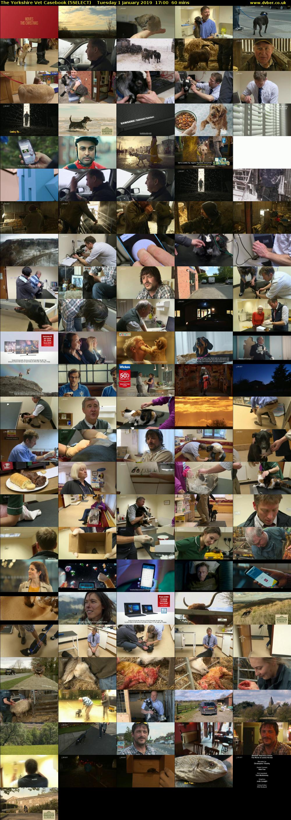 The Yorkshire Vet Casebook (5SELECT) Tuesday 1 January 2019 17:00 - 18:00