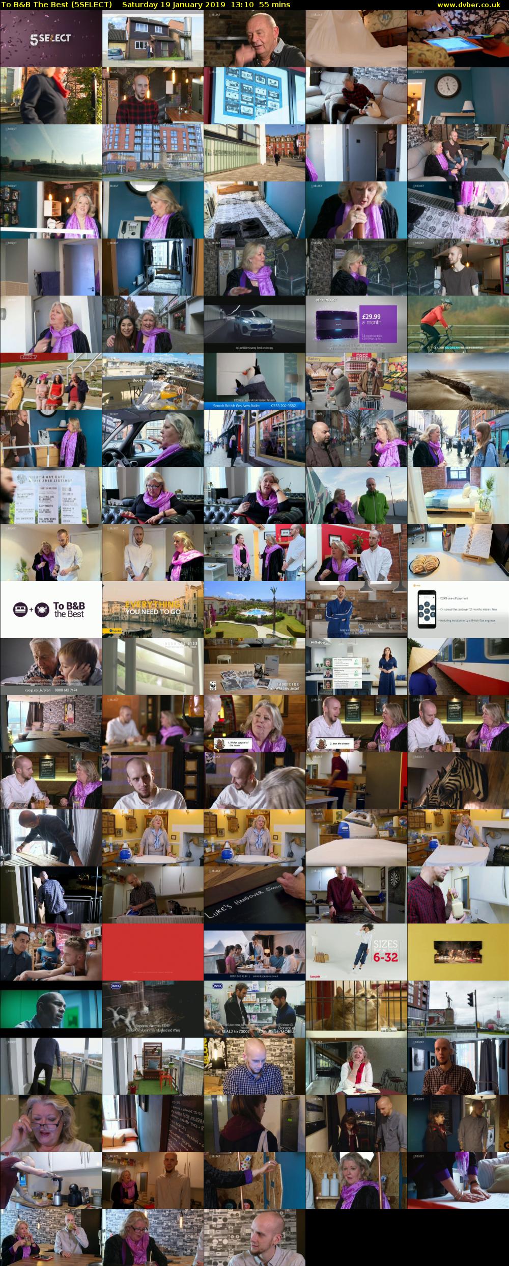 To B&B The Best (5SELECT) Saturday 19 January 2019 13:10 - 14:05