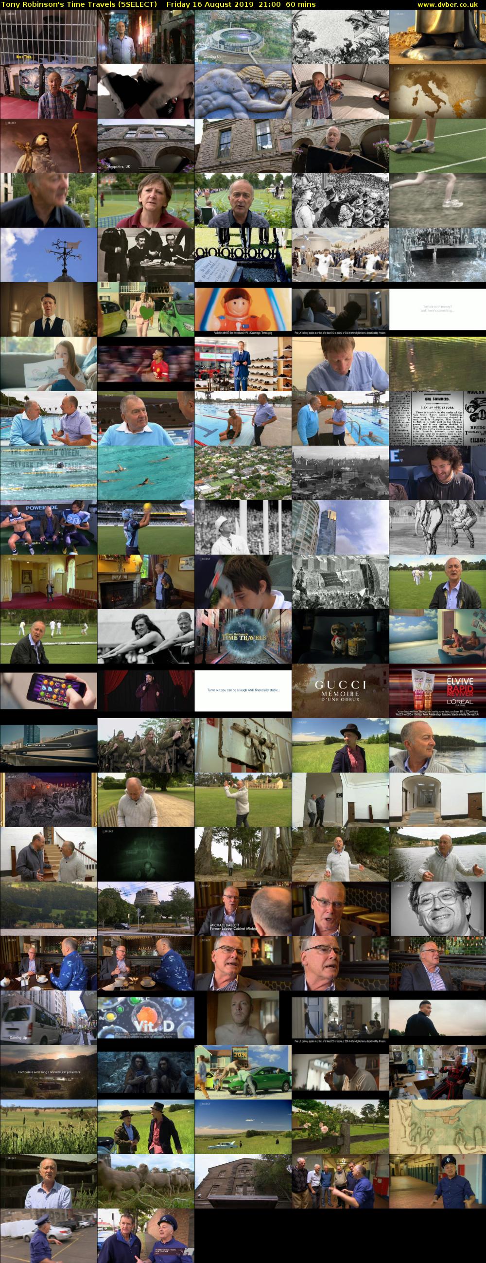 Tony Robinson's Time Travels (5SELECT) Friday 16 August 2019 21:00 - 22:00