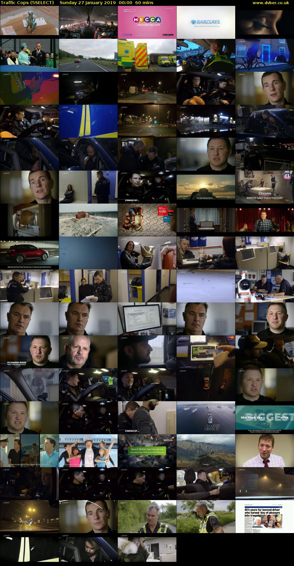 Traffic Cops (5SELECT) Sunday 27 January 2019 00:00 - 01:00