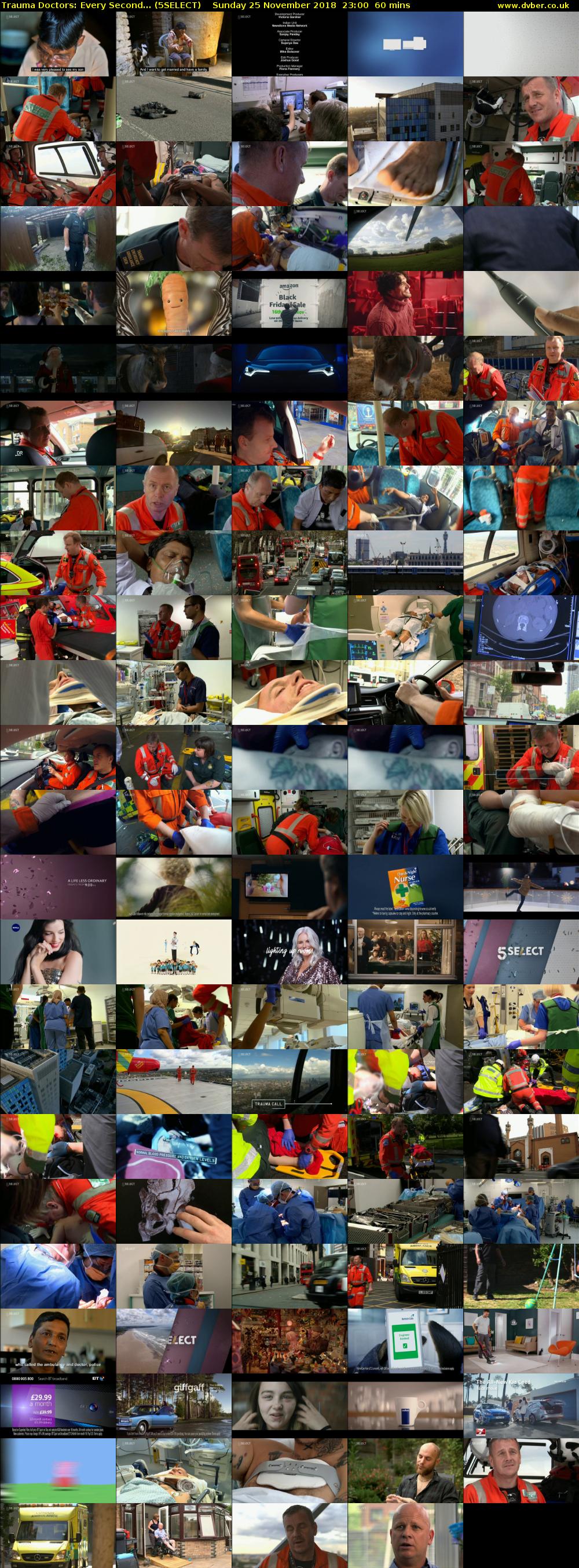 Trauma Doctors: Every Second... (5SELECT) Sunday 25 November 2018 23:00 - 00:00