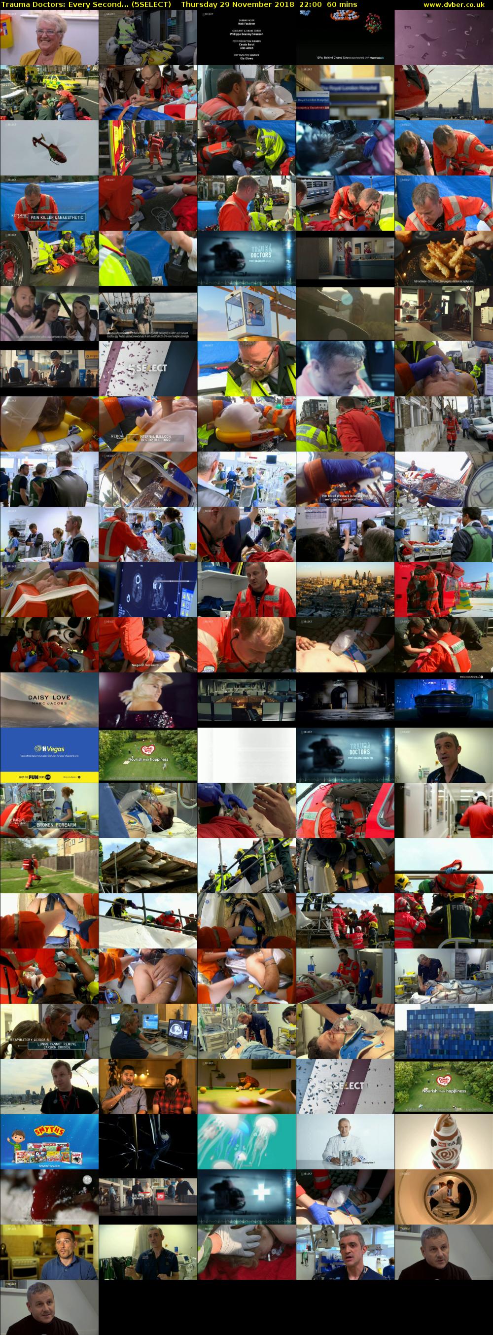 Trauma Doctors: Every Second... (5SELECT) Thursday 29 November 2018 22:00 - 23:00