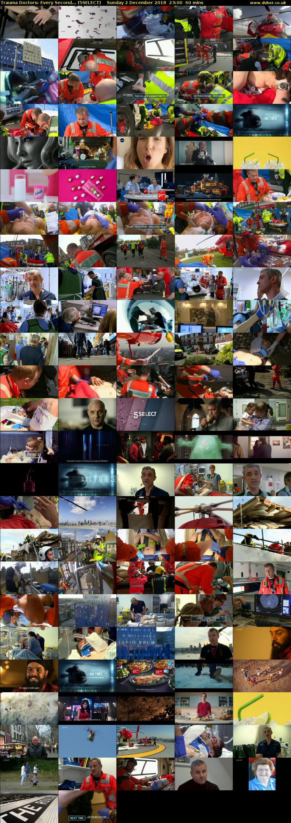 Trauma Doctors: Every Second... (5SELECT) Sunday 2 December 2018 23:00 - 00:00