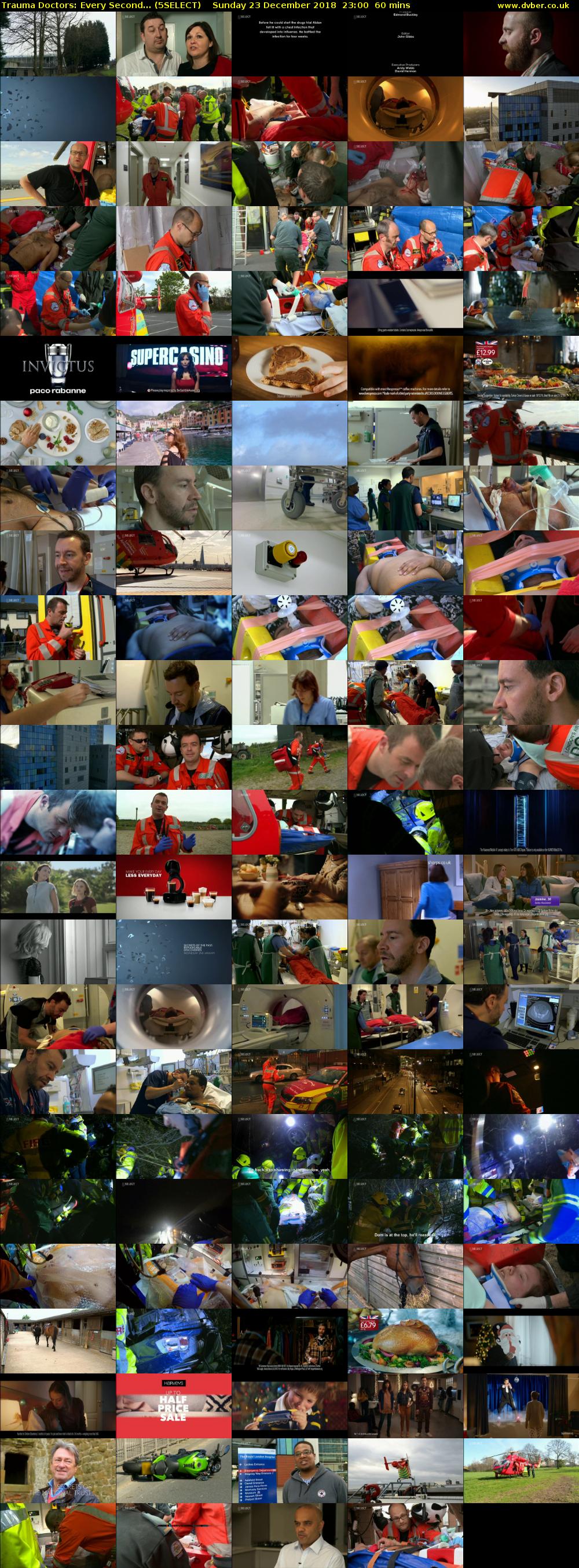 Trauma Doctors: Every Second... (5SELECT) Sunday 23 December 2018 23:00 - 00:00