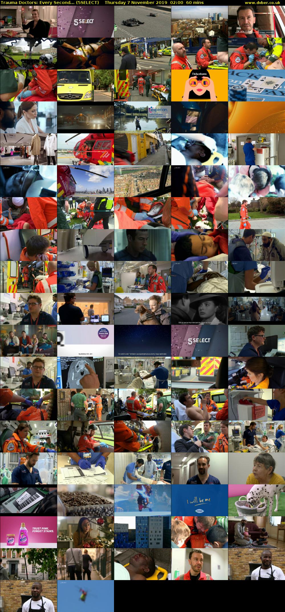 Trauma Doctors: Every Second... (5SELECT) Thursday 7 November 2019 02:00 - 03:00