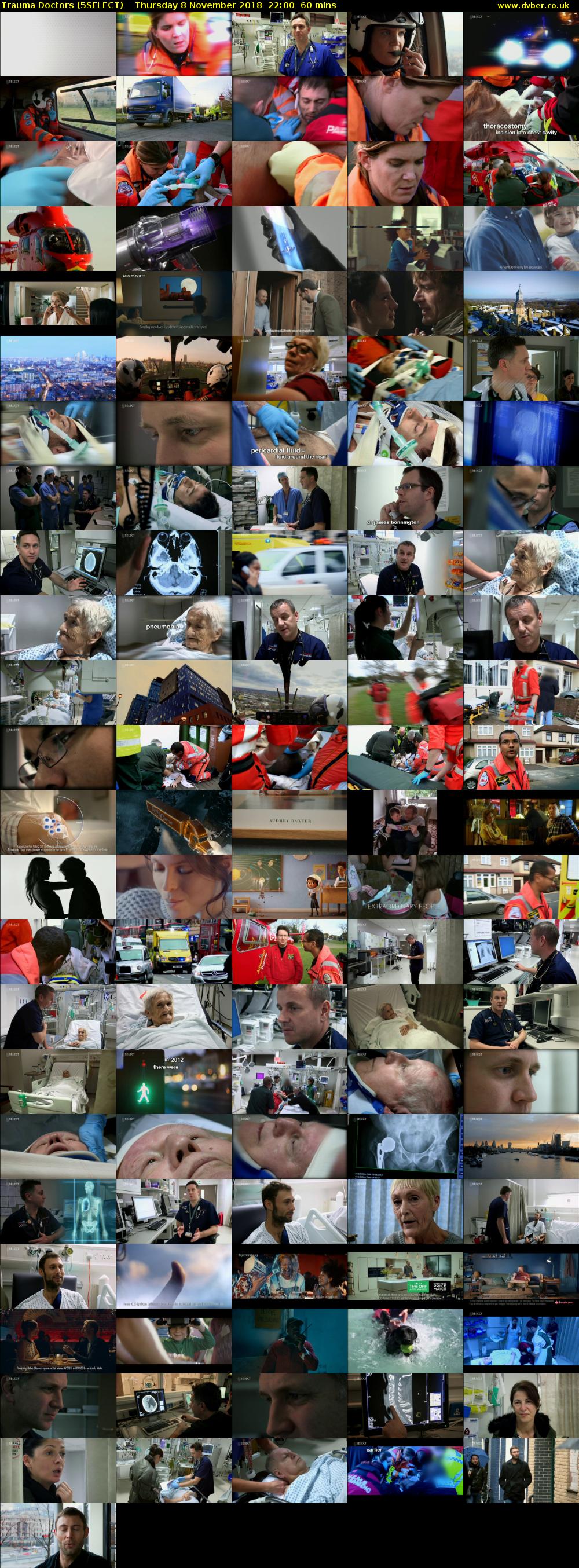 Trauma Doctors (5SELECT) Thursday 8 November 2018 22:00 - 23:00