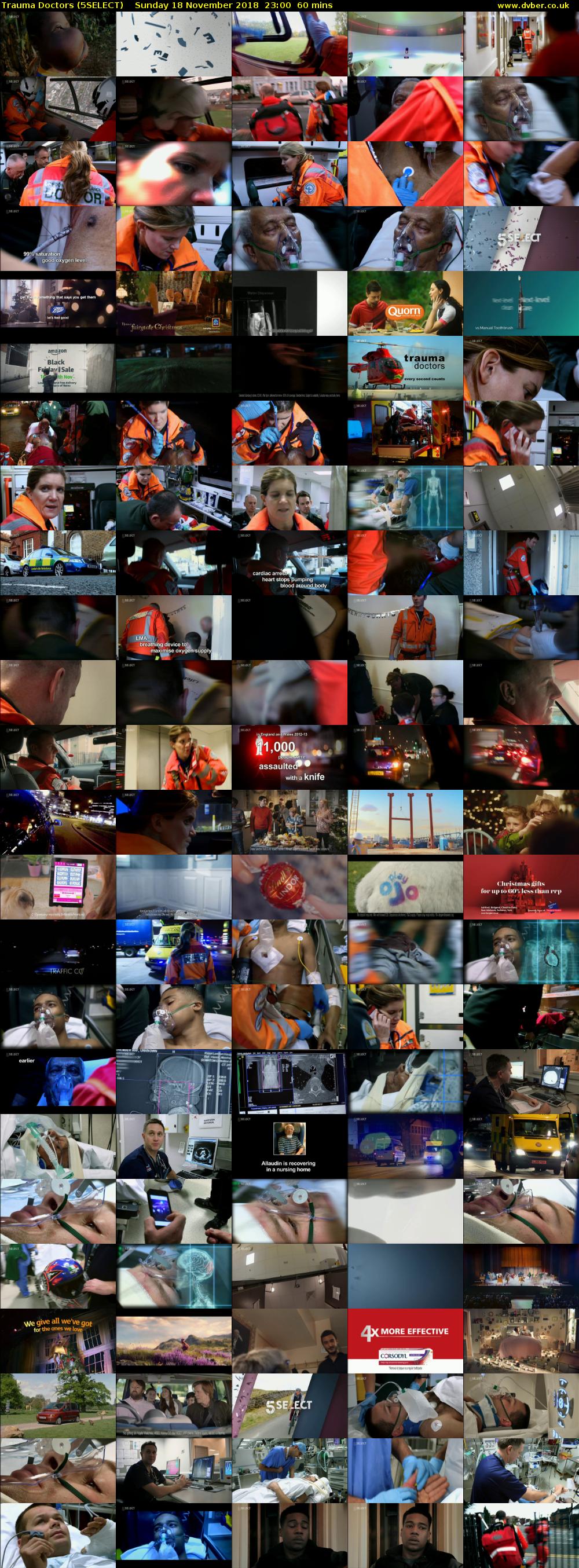 Trauma Doctors (5SELECT) Sunday 18 November 2018 23:00 - 00:00