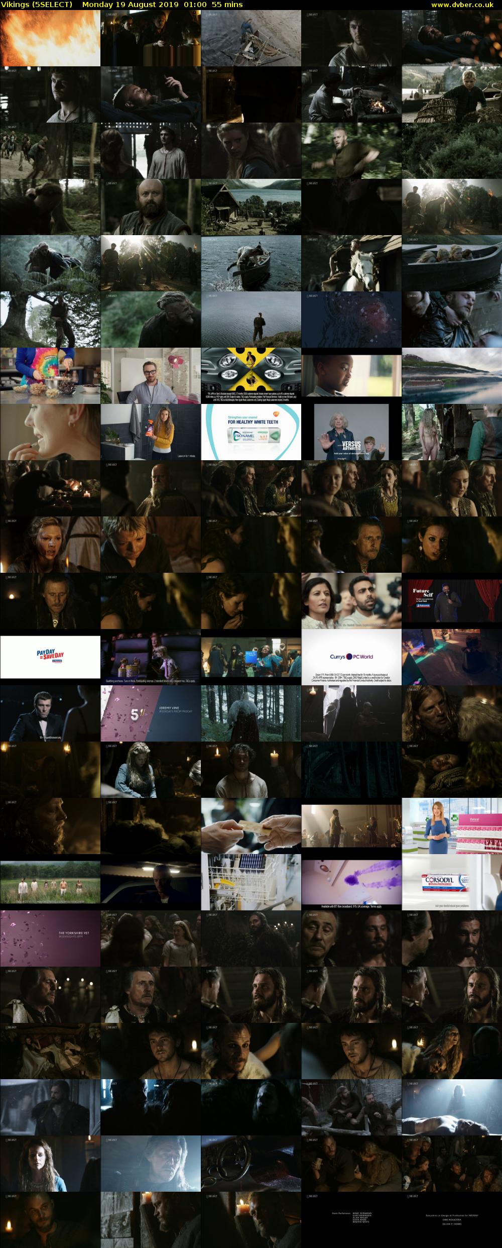 Vikings (5SELECT) Monday 19 August 2019 01:00 - 01:55