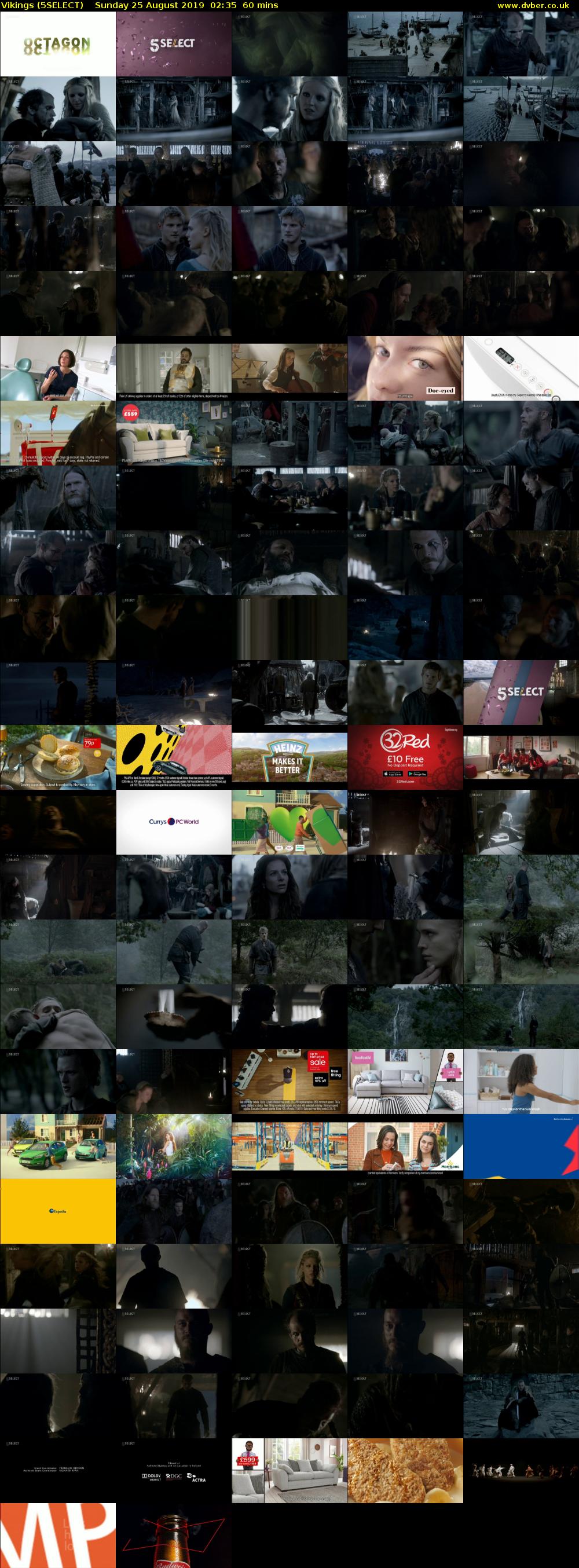 Vikings (5SELECT) Sunday 25 August 2019 02:35 - 03:35