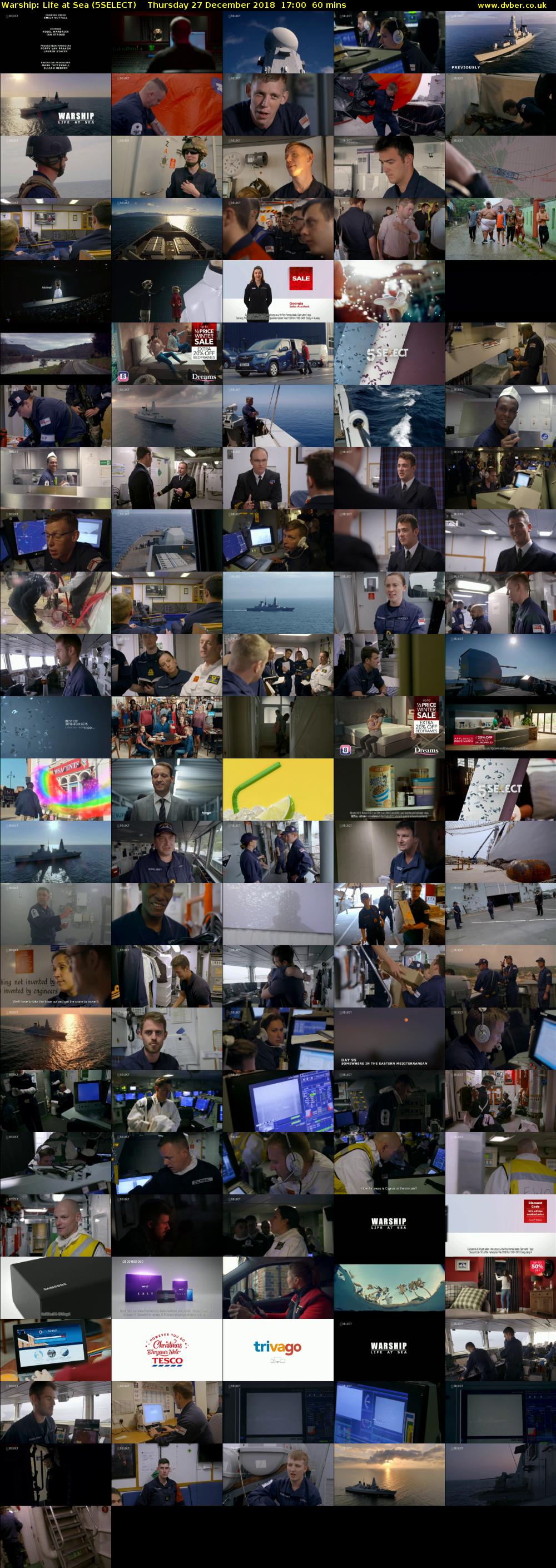 Warship: Life at Sea (5SELECT) Thursday 27 December 2018 17:00 - 18:00