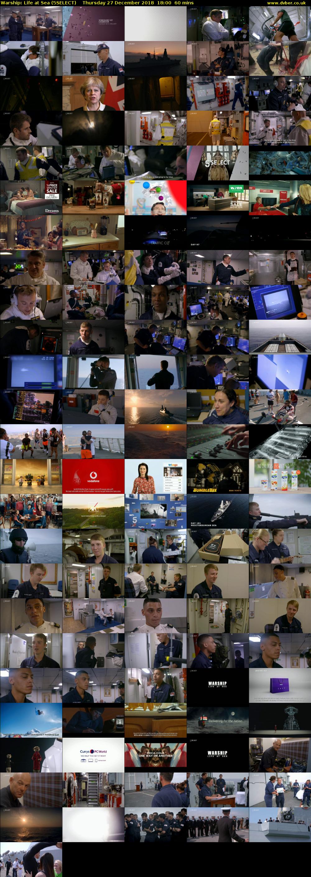 Warship: Life at Sea (5SELECT) Thursday 27 December 2018 18:00 - 19:00