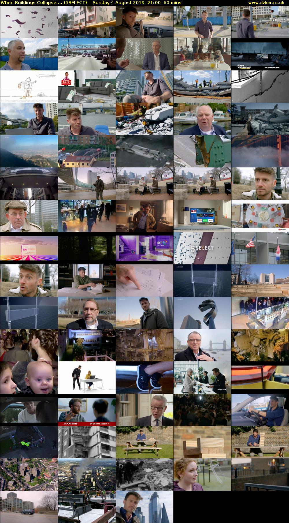 When Buildings Collapse:... (5SELECT) Sunday 4 August 2019 21:00 - 22:00