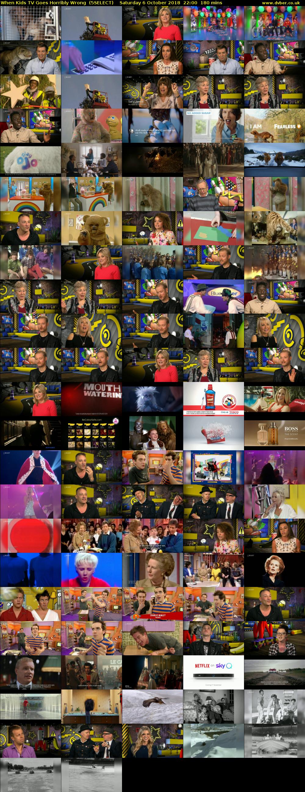 When Kids TV Goes Horribly Wrong  (5SELECT) Saturday 6 October 2018 22:00 - 01:00