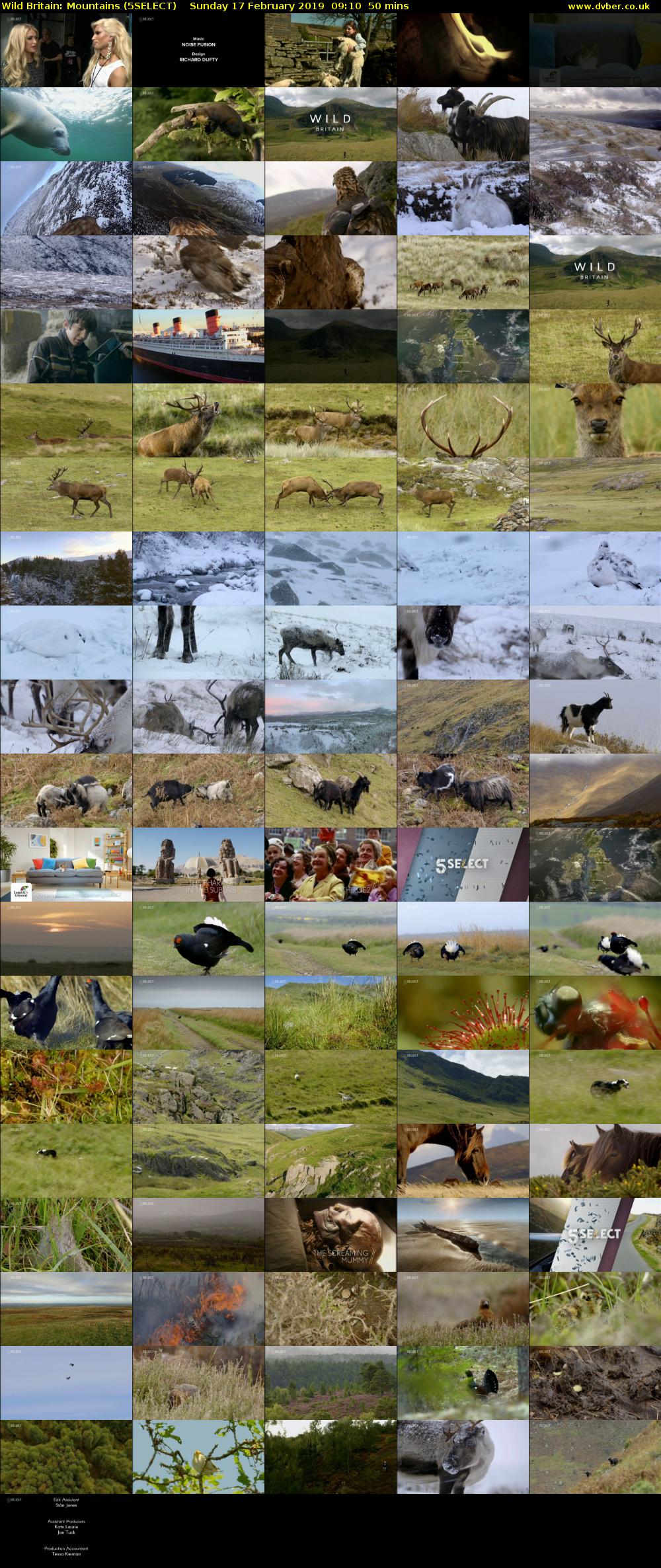 Wild Britain: Mountains (5SELECT) Sunday 17 February 2019 09:10 - 10:00