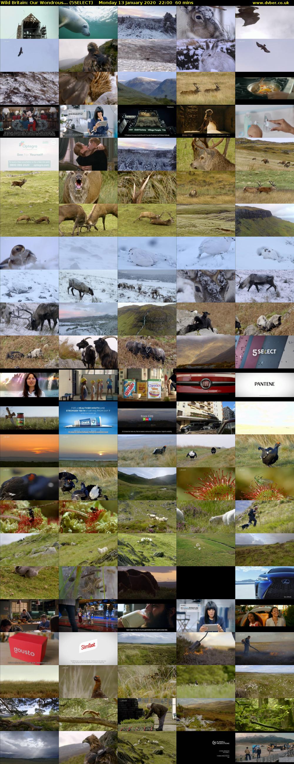 Wild Britain: Our Wondrous... (5SELECT) Monday 13 January 2020 22:00 - 23:00