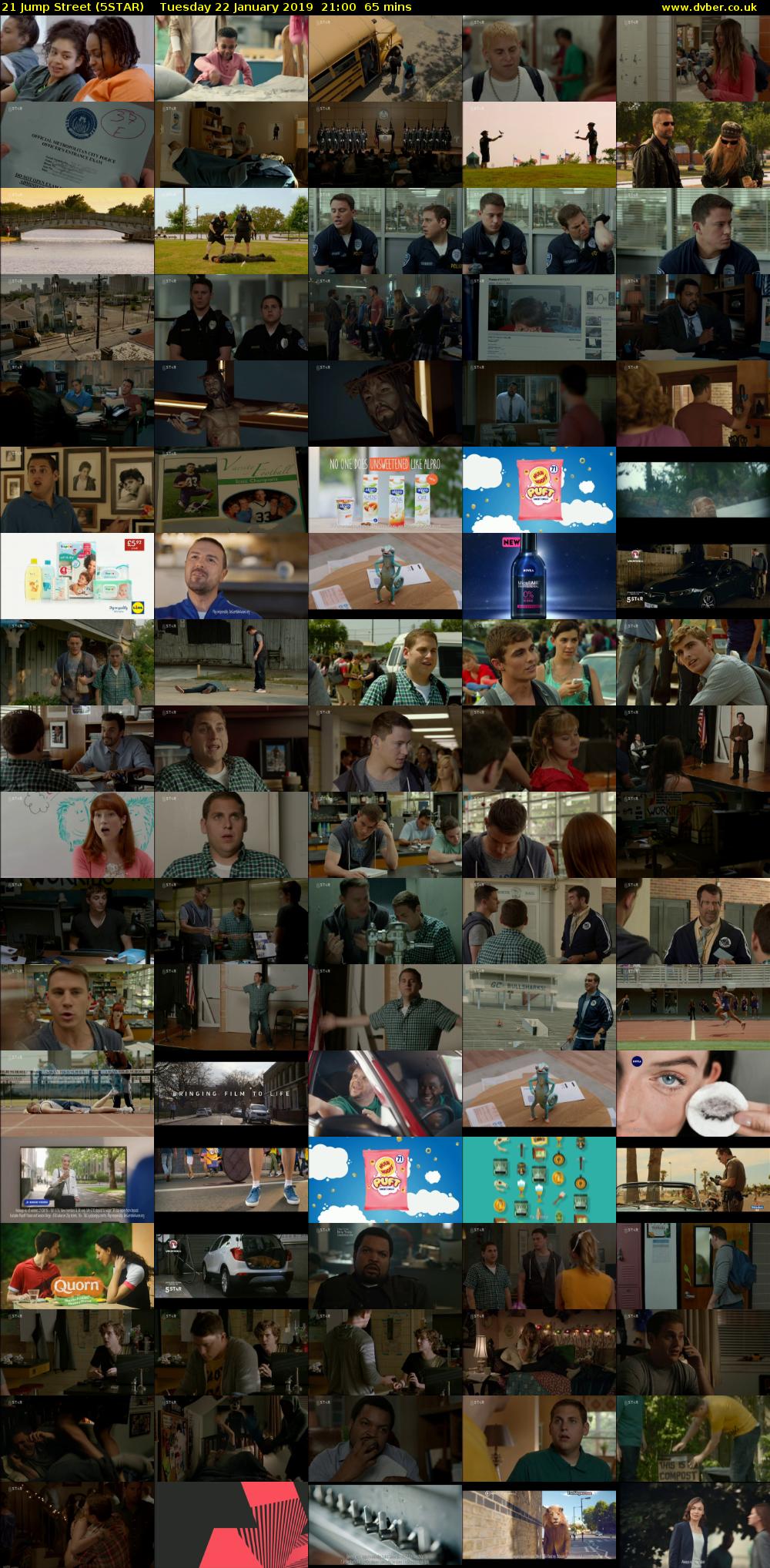 21 Jump Street (5STAR) Tuesday 22 January 2019 21:00 - 22:05