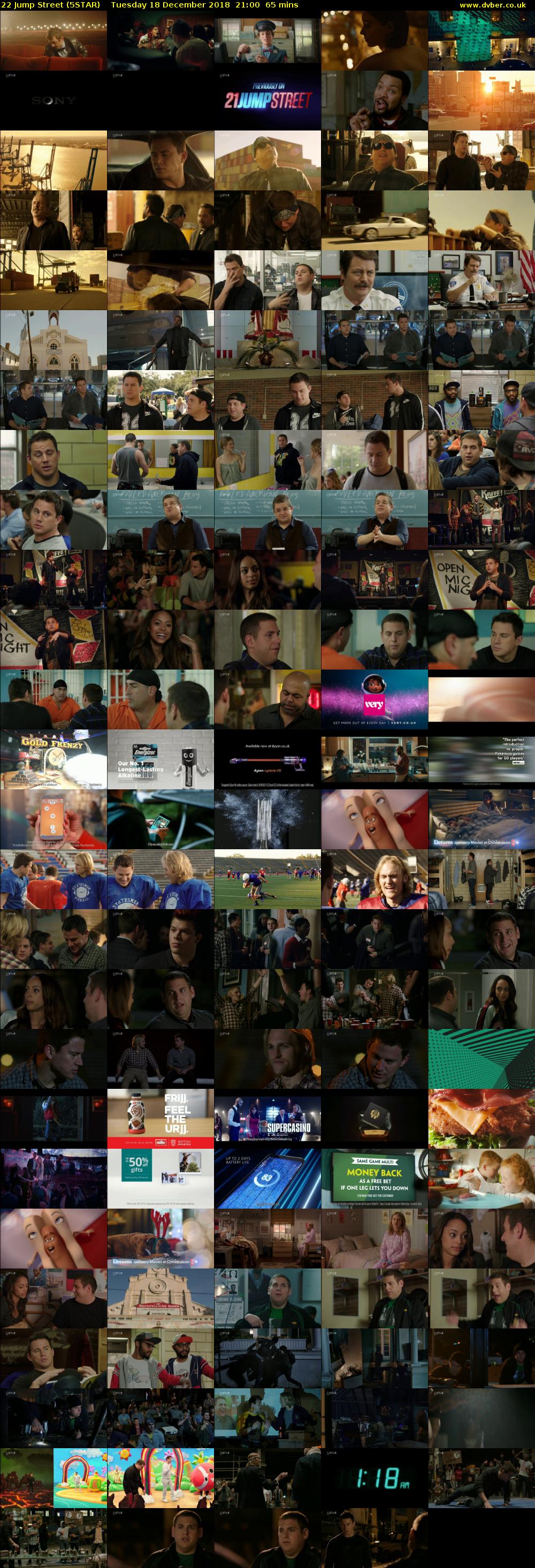 22 Jump Street (5STAR) Tuesday 18 December 2018 21:00 - 22:05