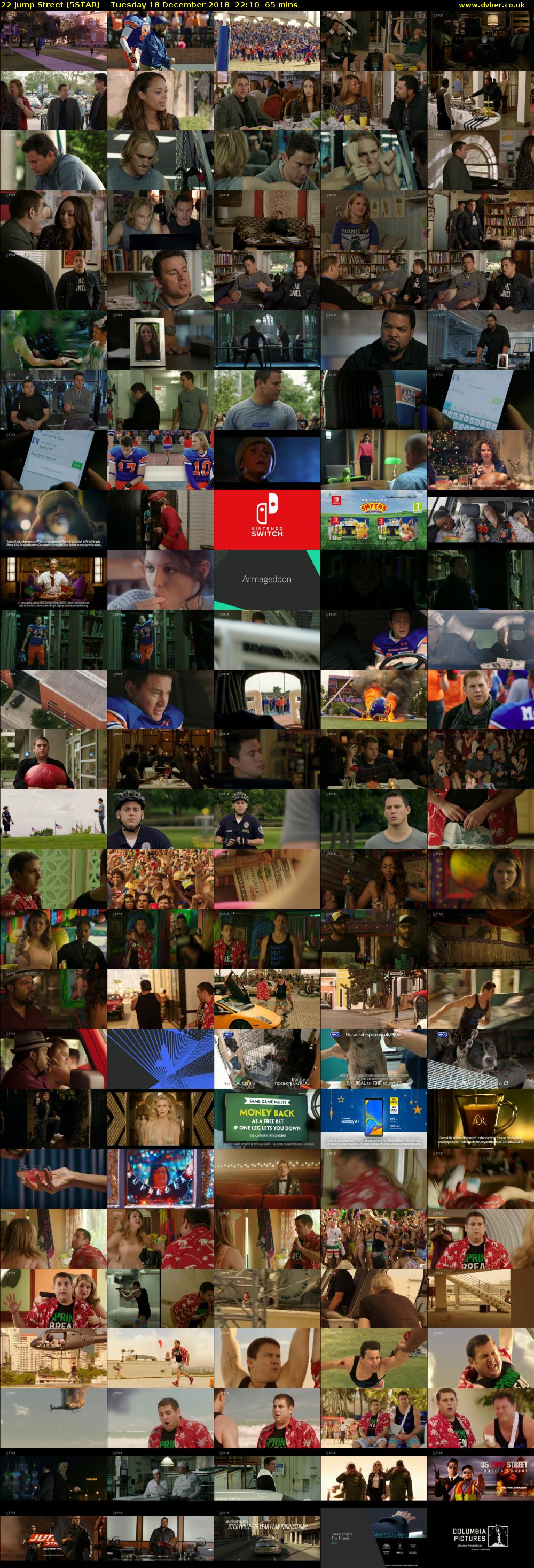 22 Jump Street (5STAR) Tuesday 18 December 2018 22:10 - 23:15