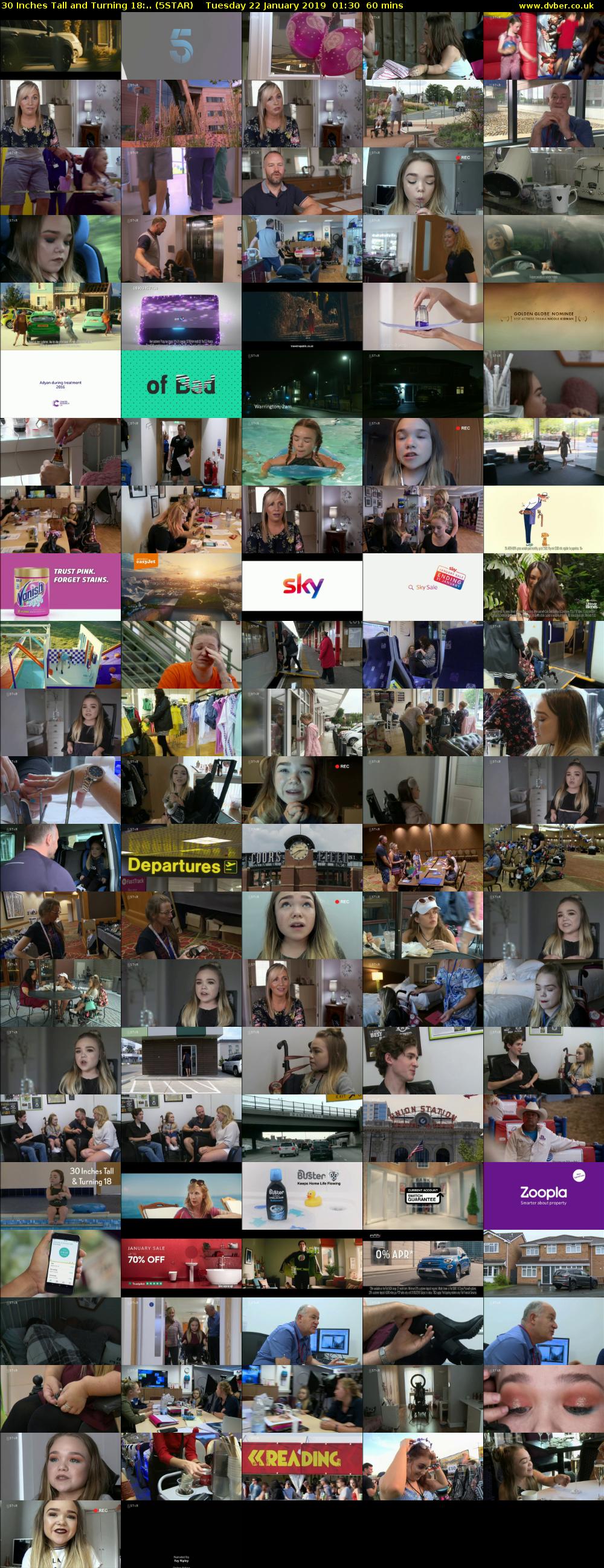 30 Inches Tall and Turning 18:.. (5STAR) Tuesday 22 January 2019 01:30 - 02:30