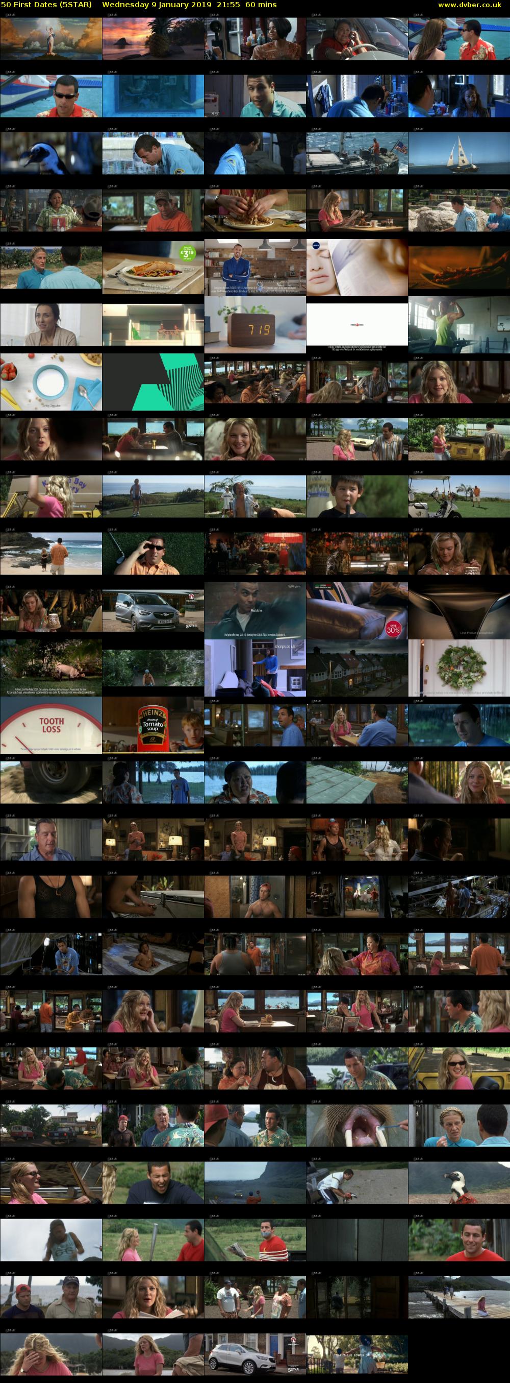 50 First Dates (5STAR) Wednesday 9 January 2019 21:55 - 22:55