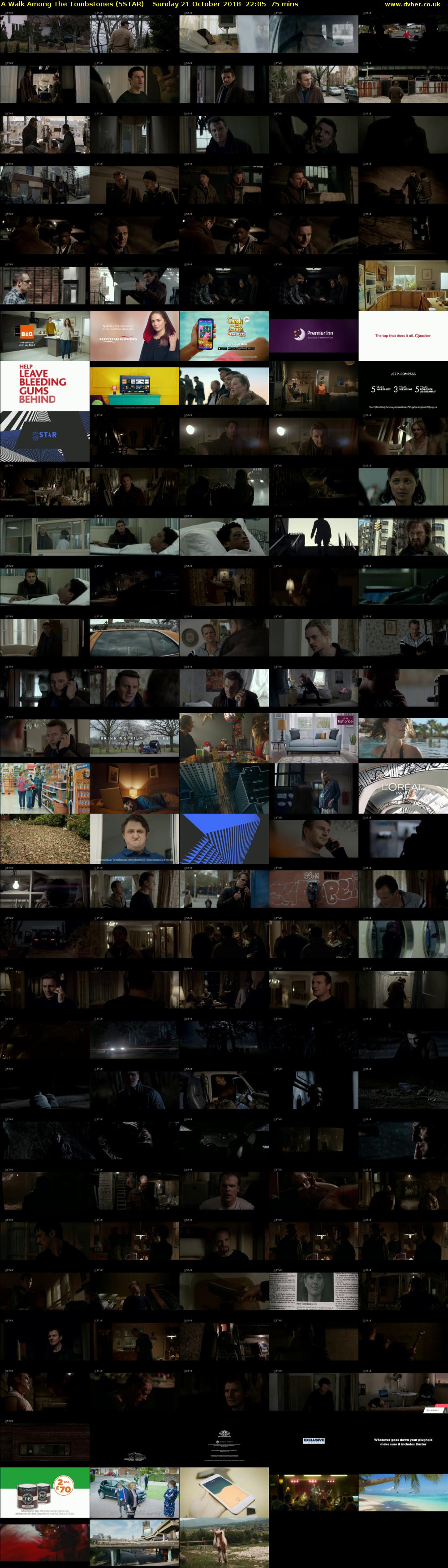 A Walk Among The Tombstones (5STAR) Sunday 21 October 2018 22:05 - 23:20
