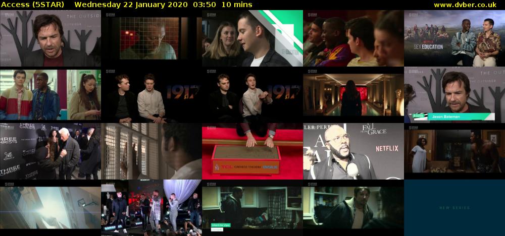 Access (5STAR) Wednesday 22 January 2020 03:50 - 04:00