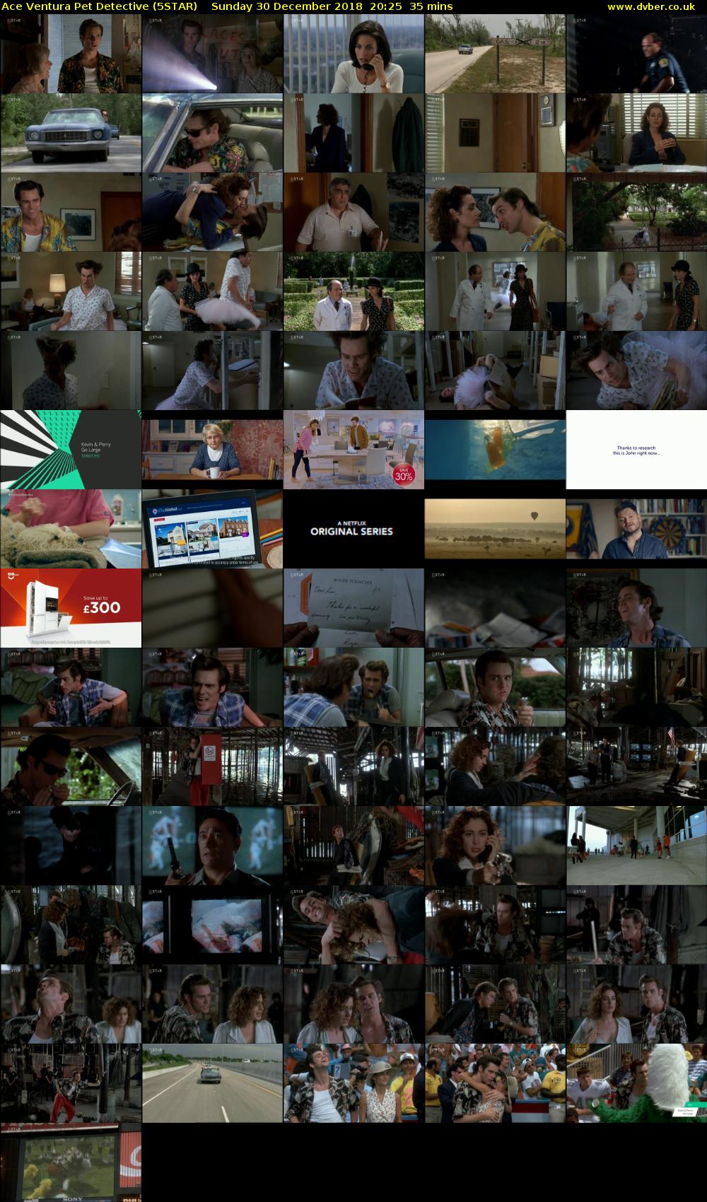 Ace Ventura Pet Detective (5STAR) Sunday 30 December 2018 20:25 - 21:00