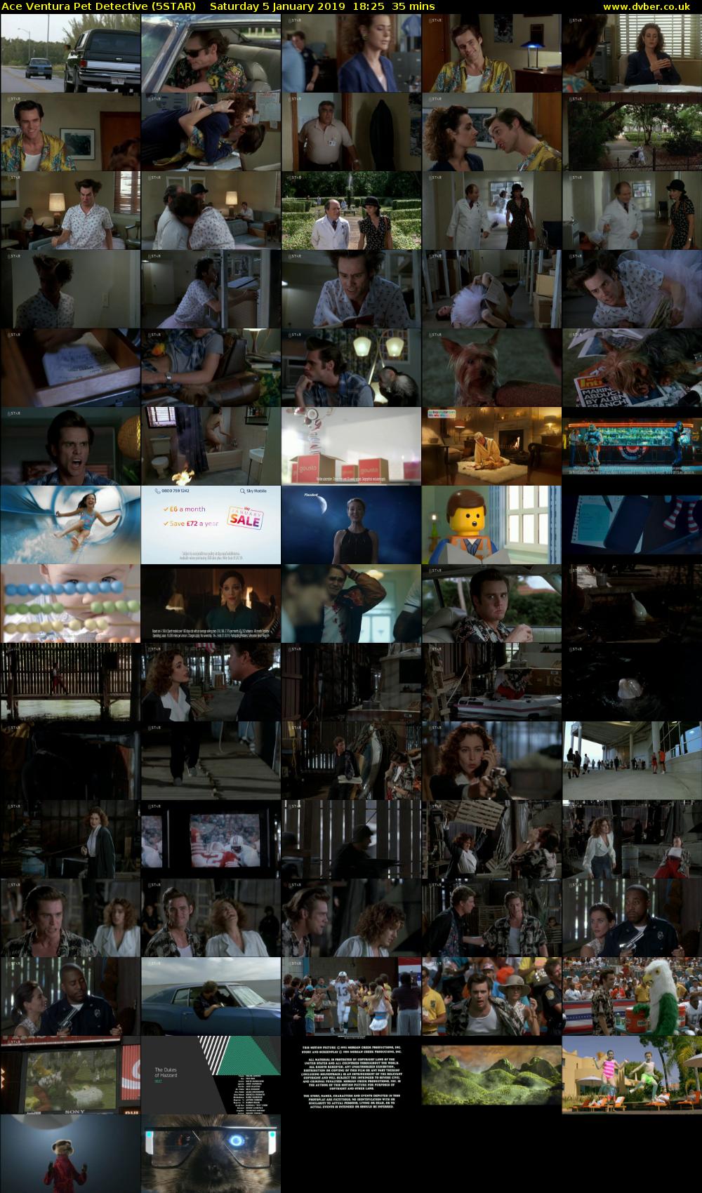 Ace Ventura Pet Detective (5STAR) Saturday 5 January 2019 18:25 - 19:00