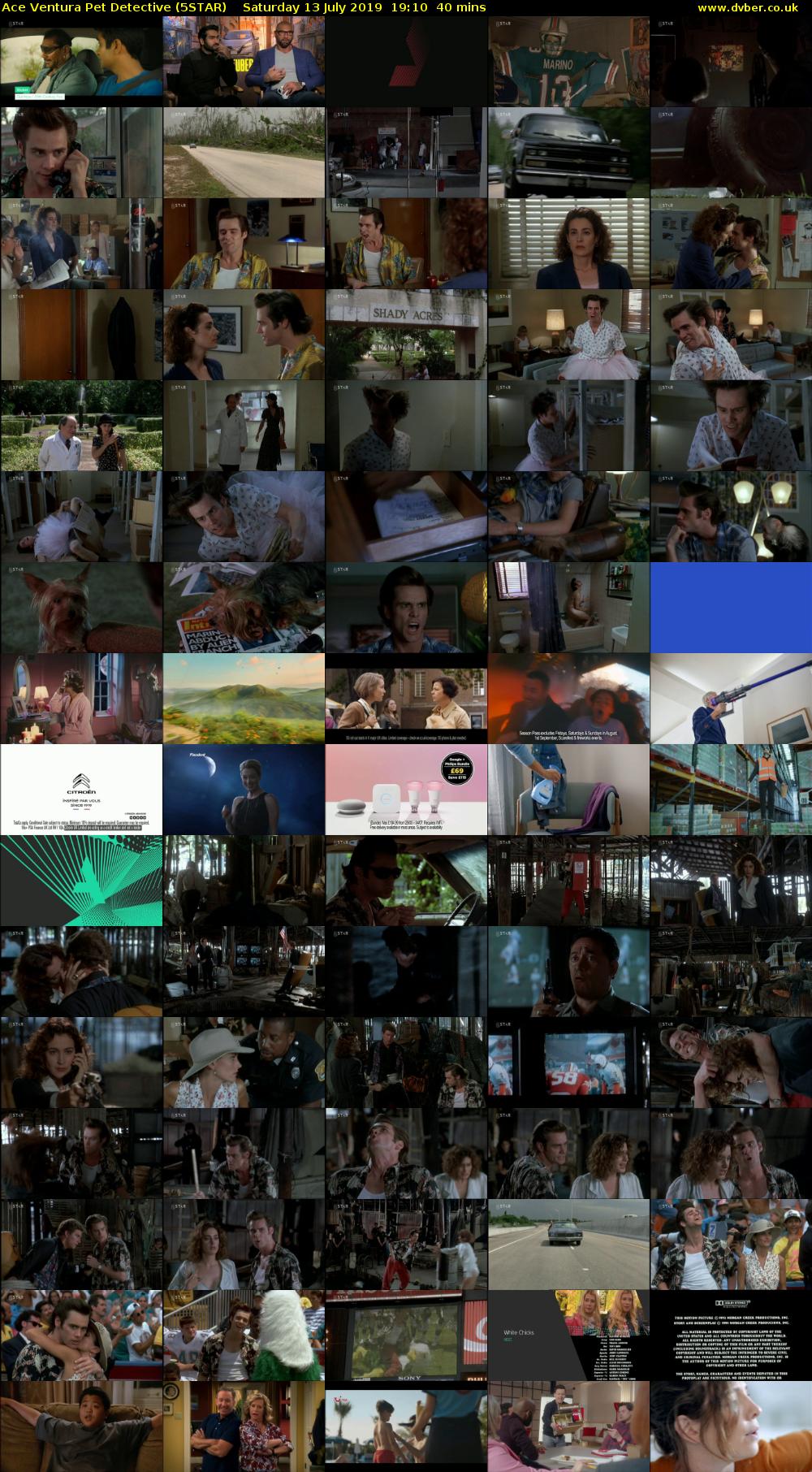 Ace Ventura Pet Detective (5STAR) Saturday 13 July 2019 19:10 - 19:50