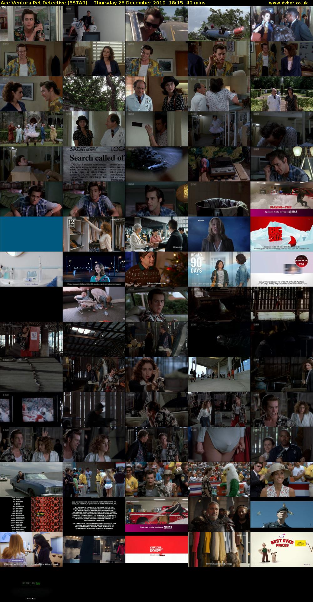 Ace Ventura Pet Detective (5STAR) Thursday 26 December 2019 18:15 - 18:55