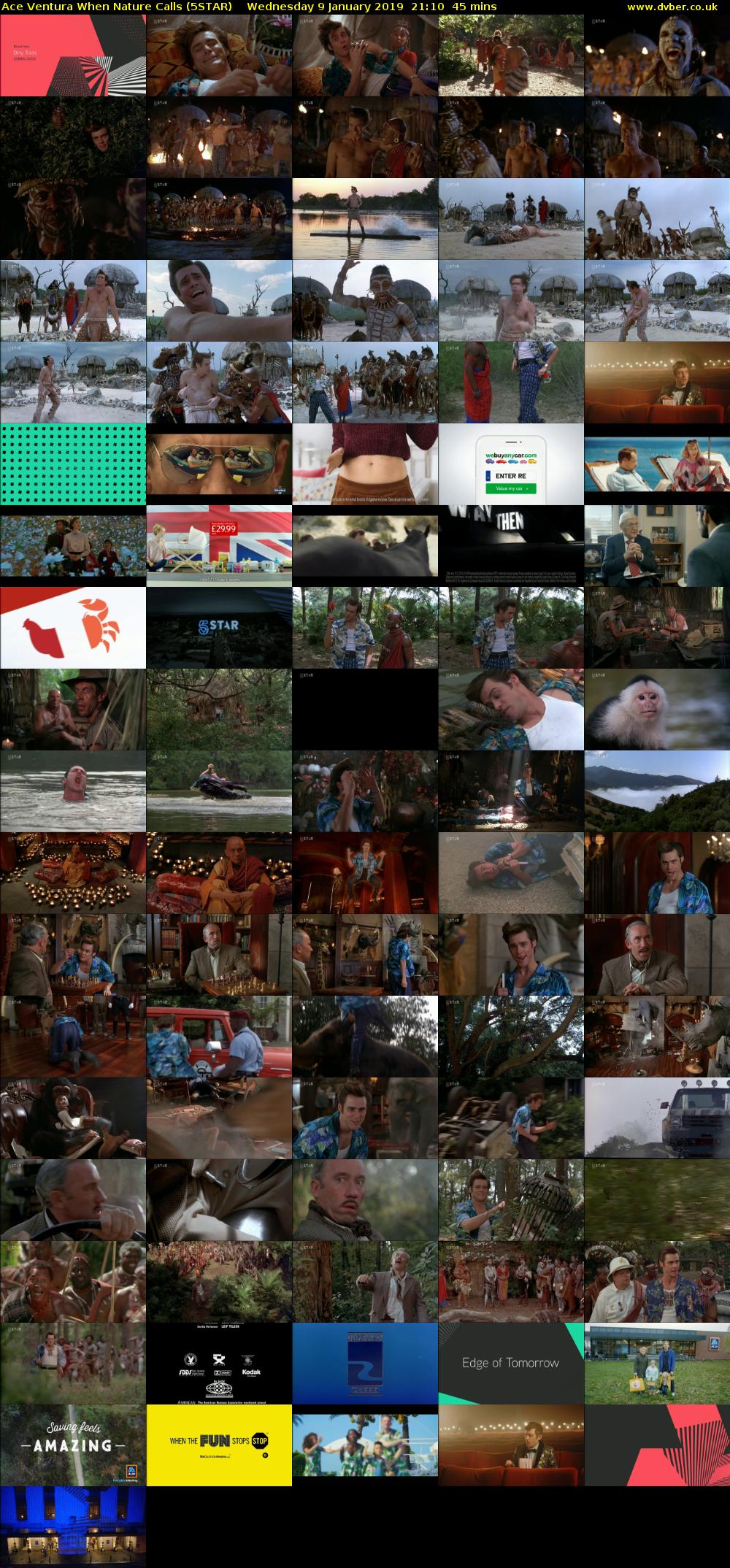 Ace Ventura When Nature Calls (5STAR) Wednesday 9 January 2019 21:10 - 21:55