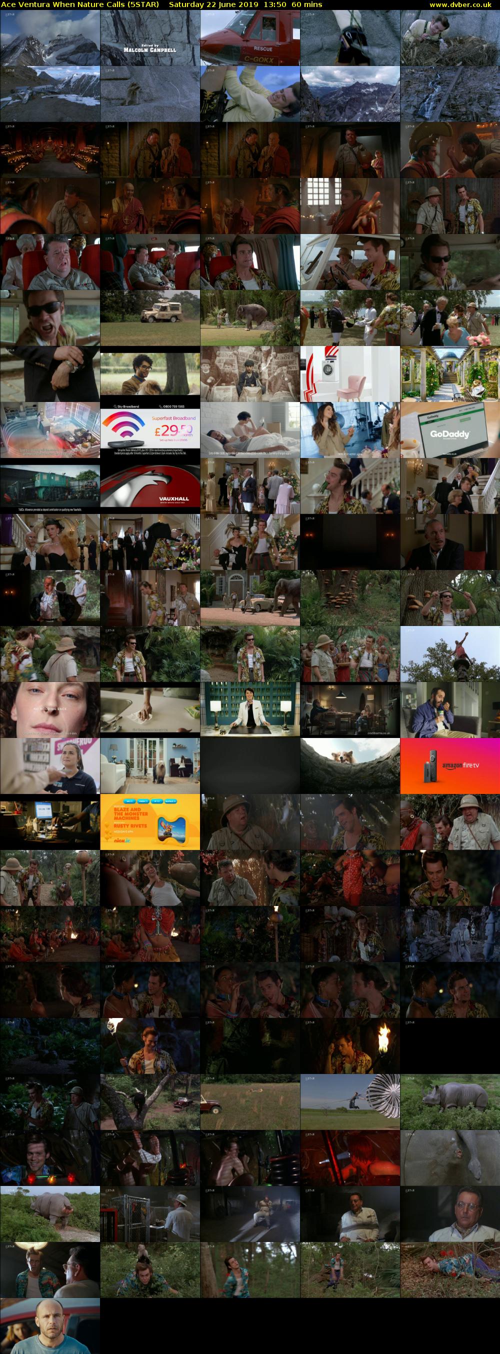 Ace Ventura When Nature Calls (5STAR) Saturday 22 June 2019 13:50 - 14:50