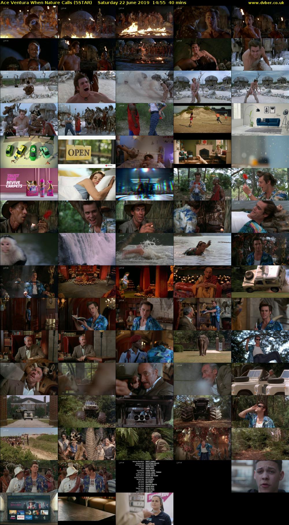 Ace Ventura When Nature Calls (5STAR) Saturday 22 June 2019 14:55 - 15:35