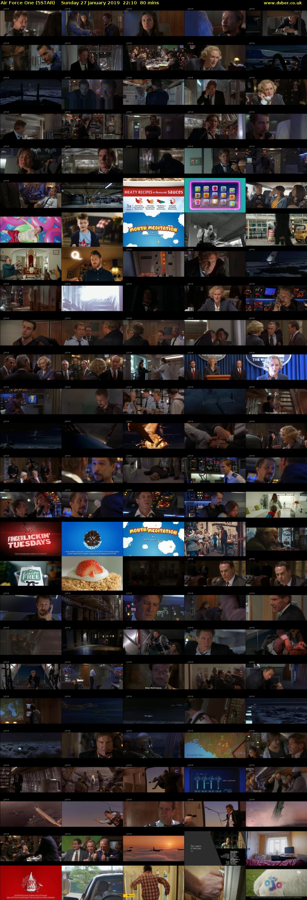 Air Force One (5STAR) Sunday 27 January 2019 22:10 - 23:30