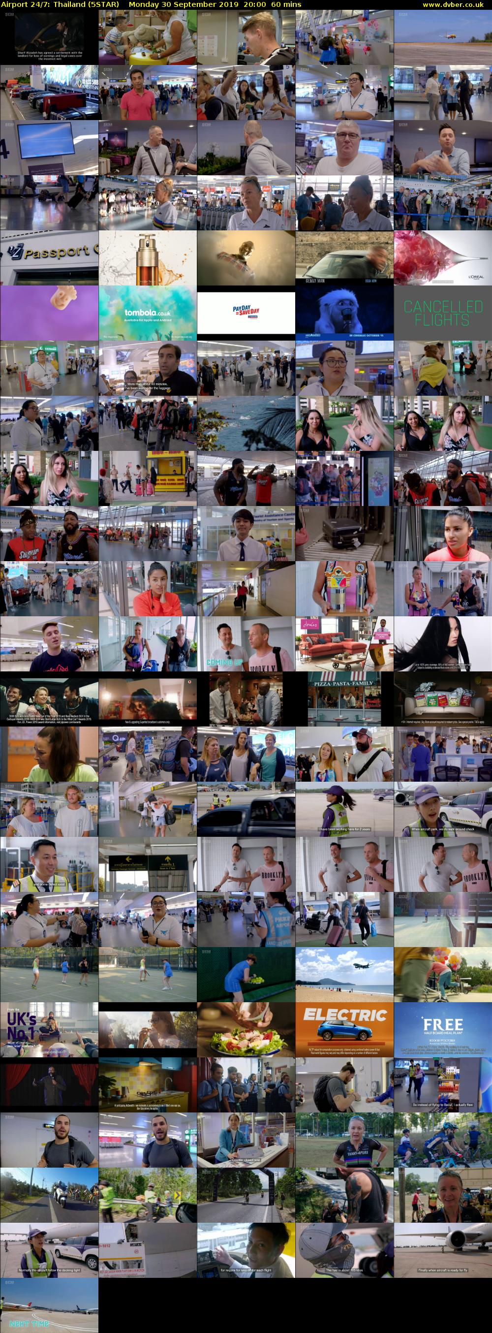 Airport 24/7: Thailand (5STAR) Monday 30 September 2019 20:00 - 21:00