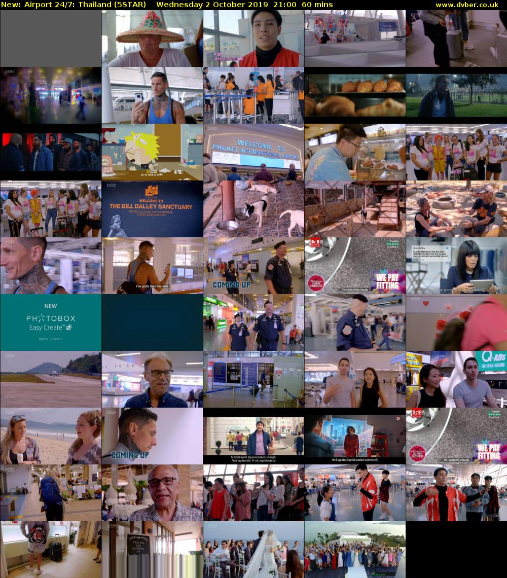 Airport 24/7: Thailand (5STAR) Wednesday 2 October 2019 21:00 - 22:00