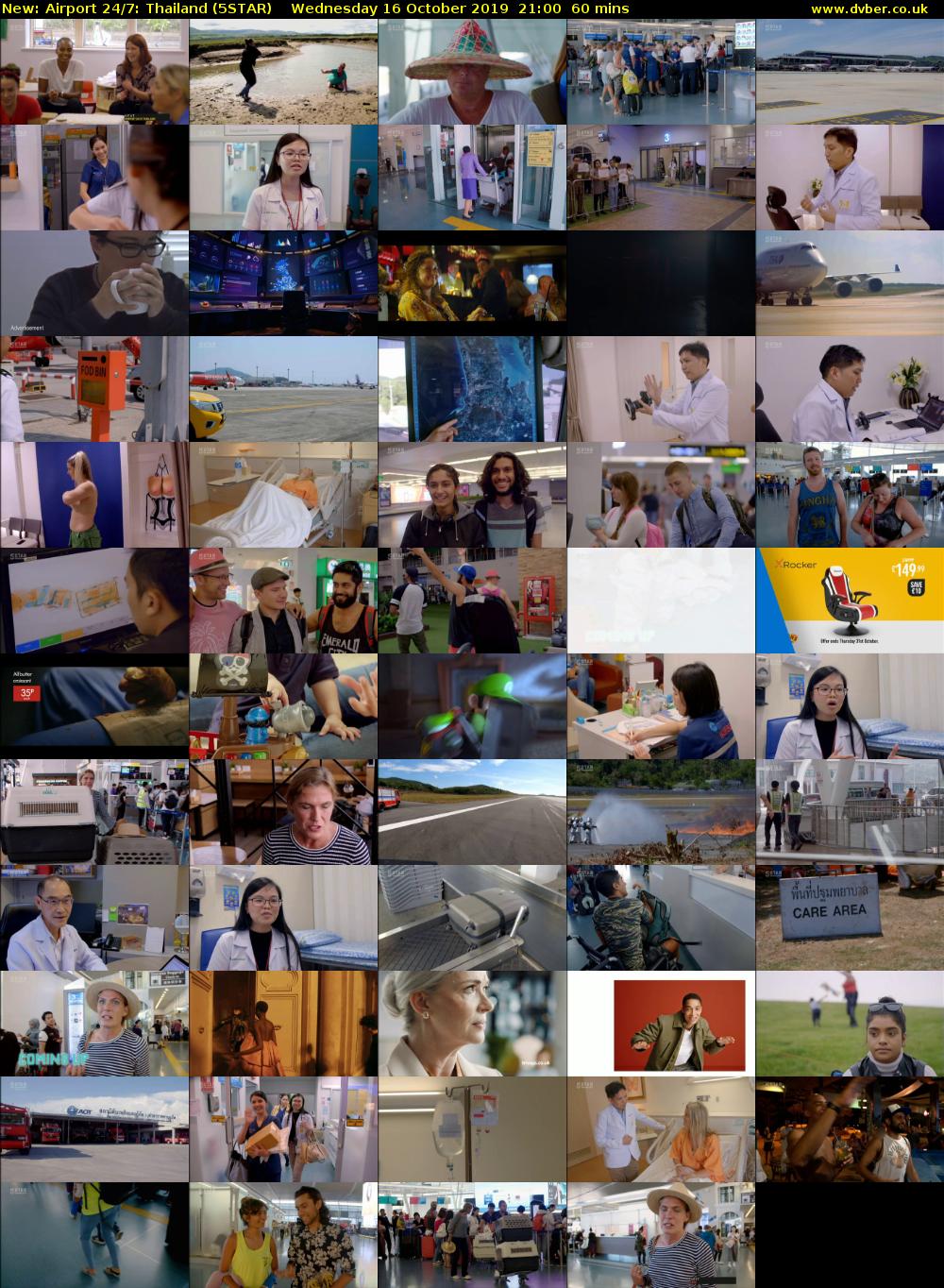 Airport 24/7: Thailand (5STAR) Wednesday 16 October 2019 21:00 - 22:00