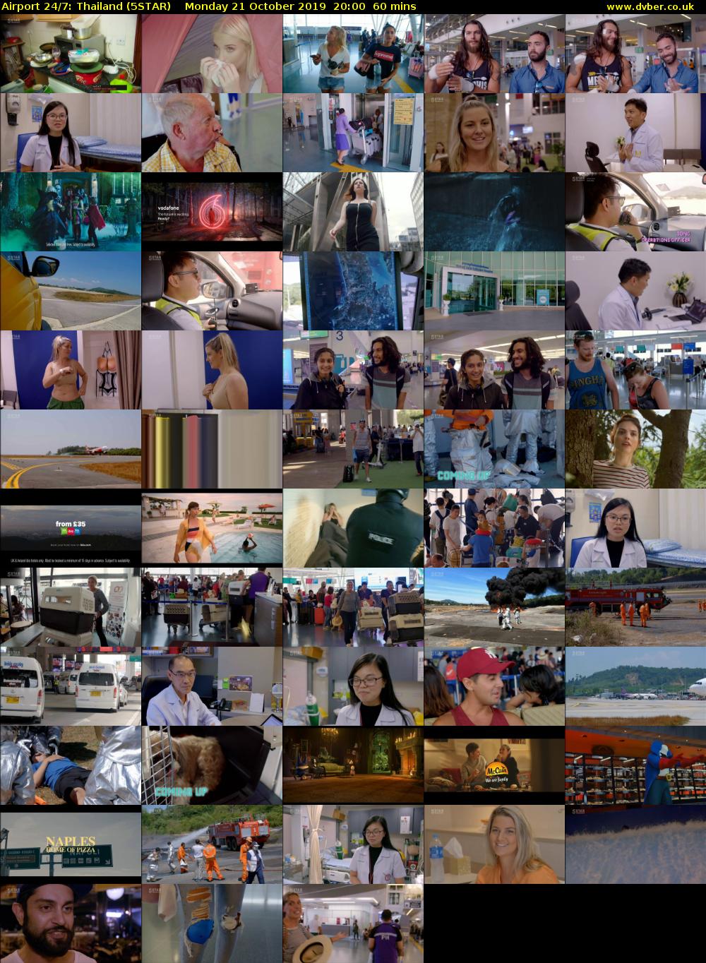 Airport 24/7: Thailand (5STAR) Monday 21 October 2019 20:00 - 21:00