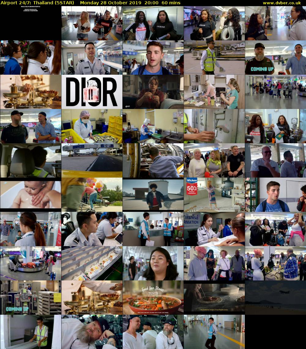 Airport 24/7: Thailand (5STAR) Monday 28 October 2019 20:00 - 21:00